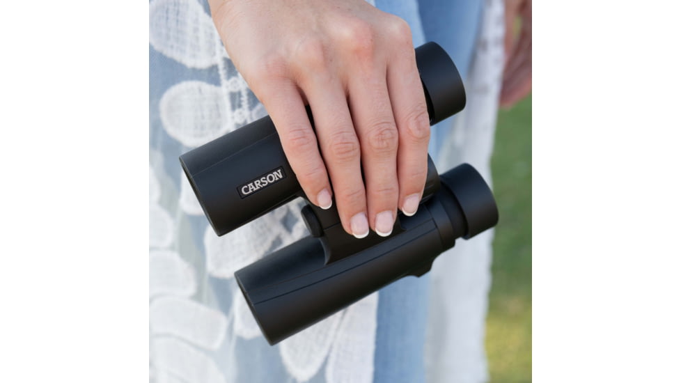 Carson Optical VX Series 8x33mm Porro Prism Binoculars, Black, VX-833