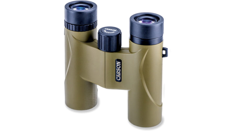 Carson Stinger 10x25 Compact Binocular, Brass, HW-025