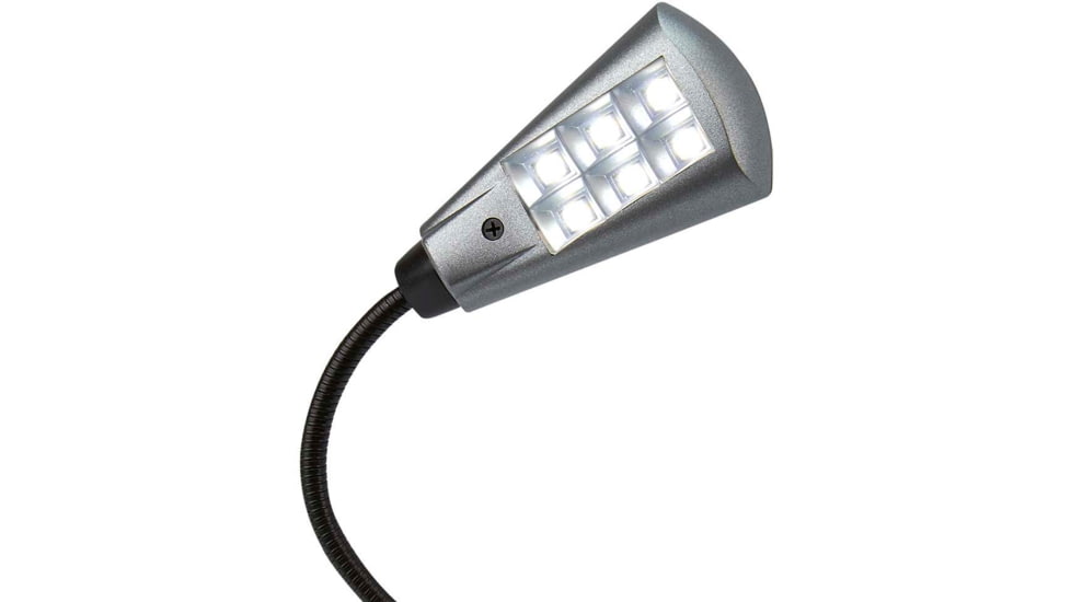 Carson Ultra-Bright Fully Adjustable 6 LED Book Light, Grey FL-66