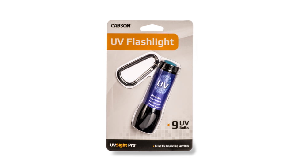 Carson UV Sight Pro low-light ultraviolet LED Flashlight, Blue, SL-44