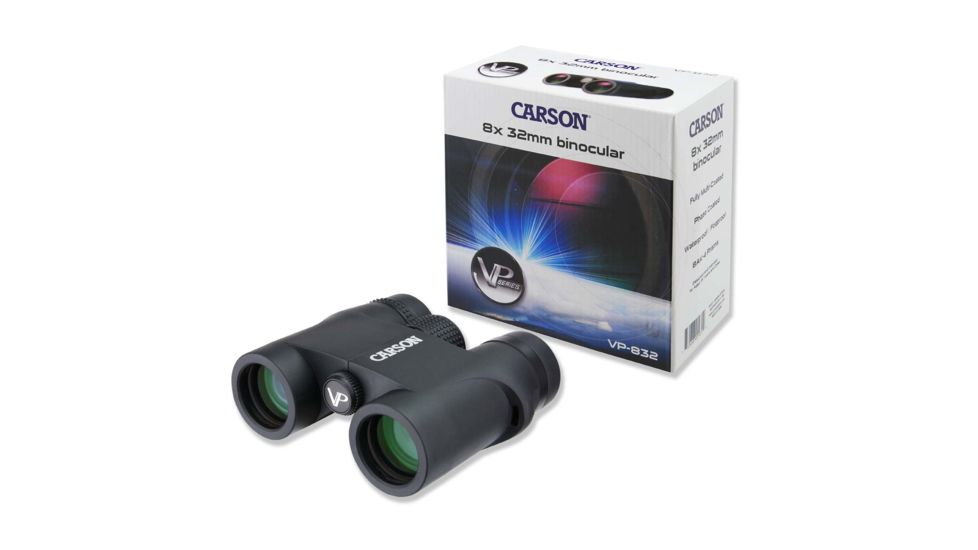 Carson VP Series 8X32mm Binoculars, Black VP-832