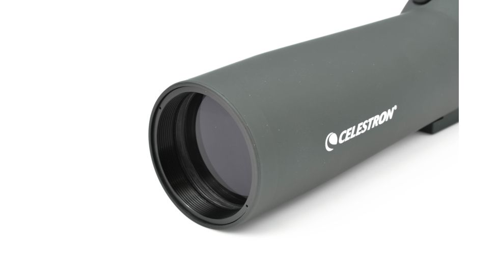 Celestron 20-60x60 Angled Zoom Spotting Scope, Matte Black w/ Tripod &amp; Case 52223