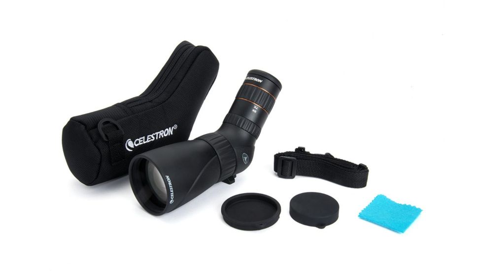 Celestron Hummingbird 9-27x56mm Angled ED Micro Spotting Scope, Black 52308
