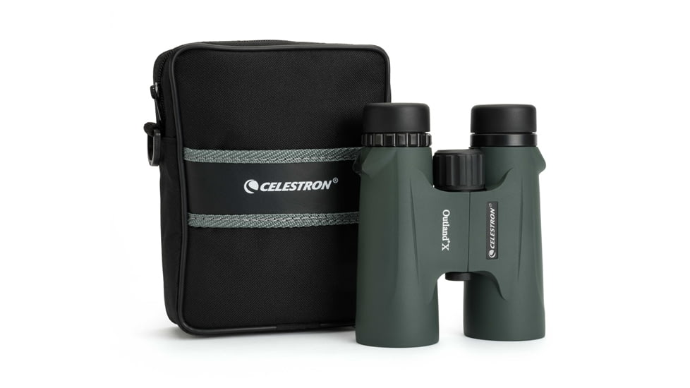 Celestron Outland X 10x42 Roof Prism Waterproof Binocular, Green 71345