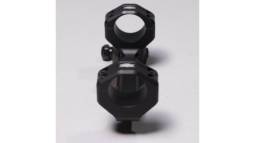 Christensen Arms Cantilever Scope Rings, 0 MOA, Black/Burnt Bronze, 1in, 810-00043-00