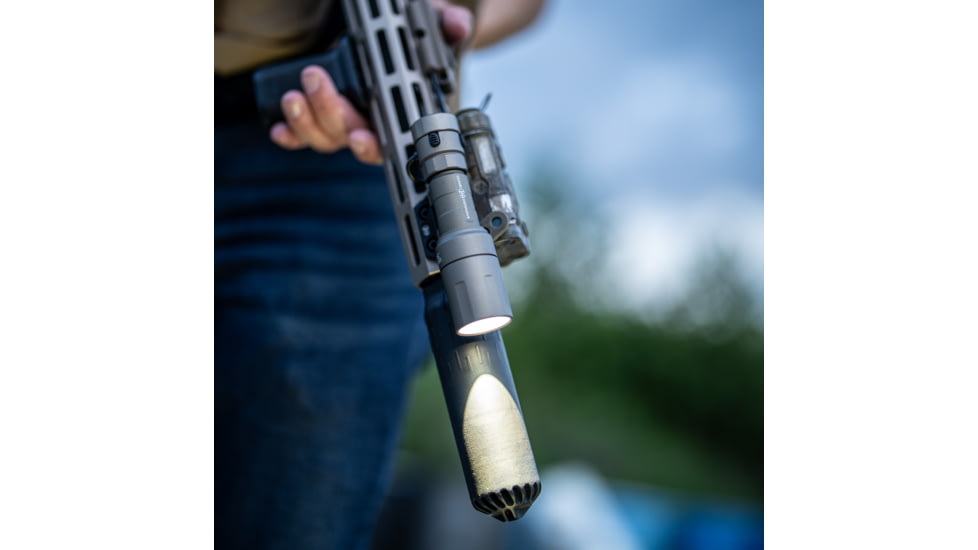 Cloud Defensive 3.0 High Output REIN Micro light, 95,000 Candela, Duel-Fuel, Inline MLOK mount, Black, CD2311-C-BLK