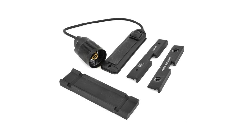 Cloud Defensive Light Control System w/Streamlight ProTac HLX 1000 Lumen Weapon Light Exclusive, Black, LCSmk2kKIT-b