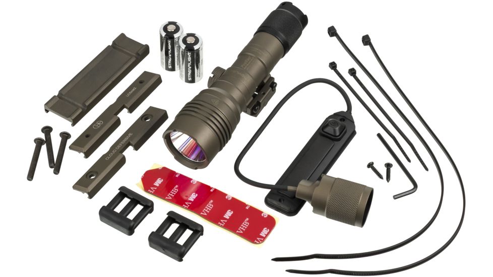 Cloud Defensive Light Control System w/ Streamlight ProTac HLX 1000 Lumen Weapon Light Exclusive, Burnt Bronze, LCSmk2kKIT-bb
