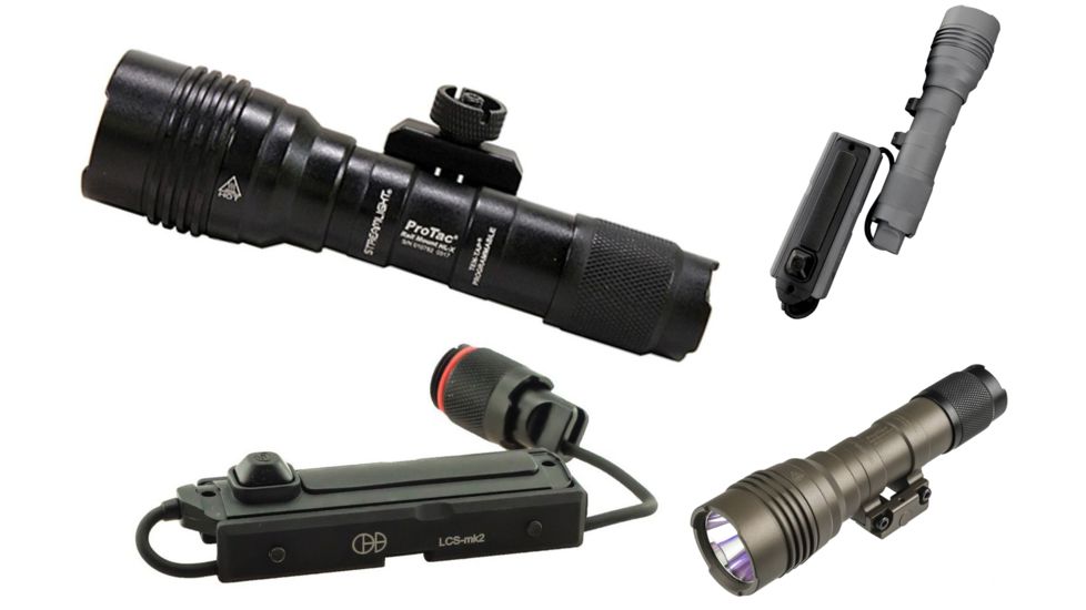 Cloud Defensive Light Control System w/Streamlight ProTac Rail-Mount HLX 1000 Lumen LCS Series, Black, Burnt Bronze, Flat Dark Earth, Olive Drab Green, Urban Grey