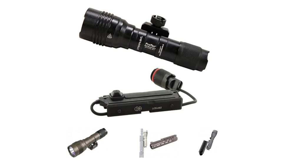 Cloud Defensive Light Control System w/Streamlight ProTac Rail-Mount HLX 1000 Lumen LCS Series, Black, Burnt Bronze, Flat Dark Earth, OD Green, Urban Grey