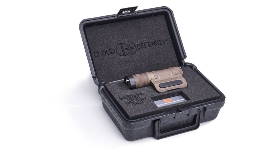 Cloud Defensive Optimized Weapon Light, Cloud Optimized Rail Combo, Cor version 1, Flat Black, OWL-CORv1-Blk