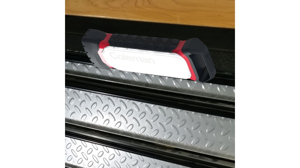 Coleman 2 In 1 Utility Light Flashlight, 200 Lumens, IPX4 Water-Resistant Design, Black / Red 2000022333