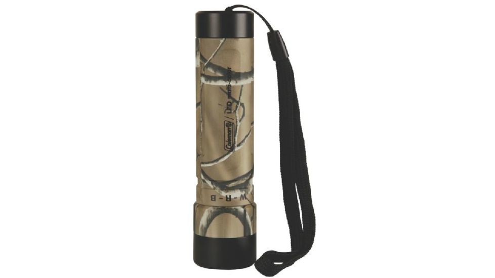 Coleman Multi-Color LED Flashlight, 95 Lumens, 3AAA, RealTree AP Camo 2000006694