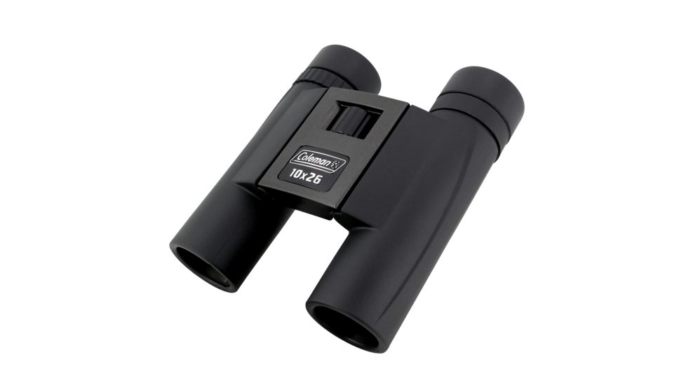 Coleman Silhouette 10x26 Compact Roof Prism Binoculars, Black CA1026BK