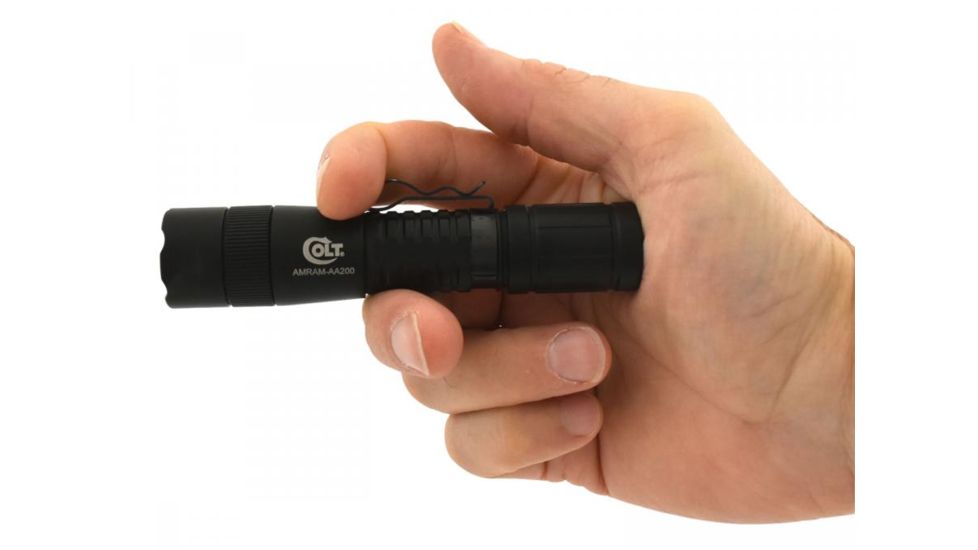 Colt CLTAM2001AA AMRAM Microtac 200 200 Lumens AA 1 Black