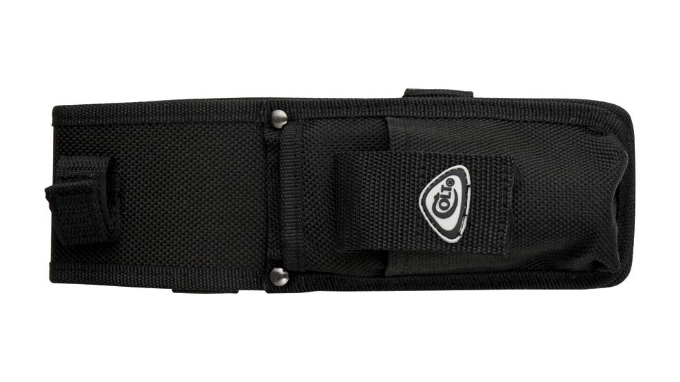 Colt Tactical Fixed Blade Fixed Blade Knife/Flashlight Combo, 4in, Black Aluminum Handle CT357