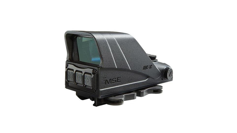 Command Arms Accessories Red Dot Reflex Sight w/ QR Mounts,Case, PTT Cable and 1 CR123 Battery AQC1CQRPTT