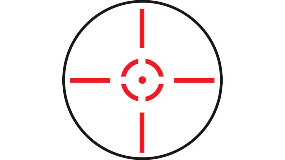 Command Arms Accessories Red Dot Reflex Sight w/ QR Mounts,Case, PTT Cable and 1 CR123 Battery AQC1CQRPTT