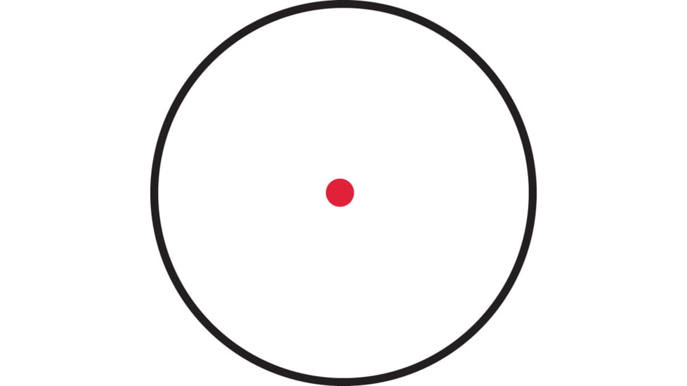 Command Arms Accessories Red Dot Reflex Sight w/ QR Mounts,Case, PTT Cable and 1 CR123 Battery AQC1CQRPTT