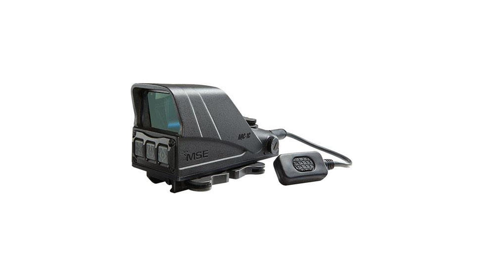 Command Arms Accessories Red Dot Reflex Sight w/ QR Mounts,Case, PTT Cable and 1 CR123 Battery AQC1CQRPTT