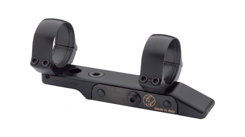 Contessa Fixed Bases for 12mm x 60 Rails, Black, Fixed Mounts BFPA With Rings, FX01