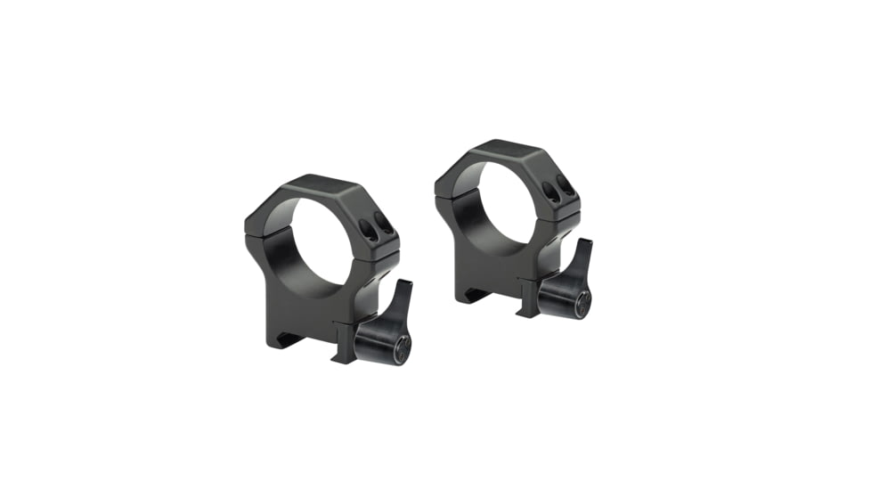 Contessa Hardened Steel Quick Clamp Picatinny Rings, Black, 1 inch, 12mm, SR, SPP01/B/SR
