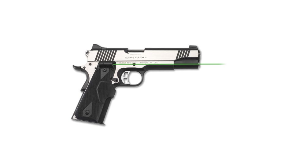 Crimson Trace 1911 Government/Commander, Lasergrips, Green laser, Black LG-401G