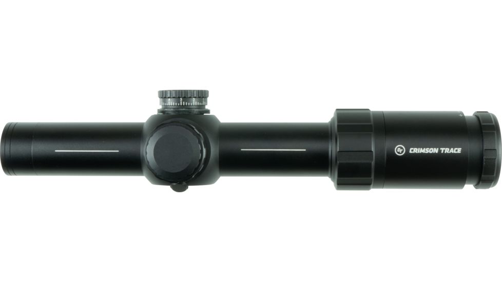 Crimson Trace 3 Series Tactical Rifle Scope, 1-5x24mm, FFP, 30mm Tube, SR3-MIL Illuminated Reticle, Black, CTL-3105
