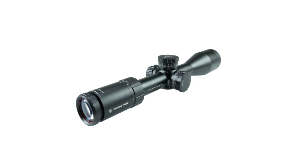 Crimson Trace 3 Series Tactical Rifle Scope, 4-20x50mm, FFP, 30mm Tube, LR1-MIL Illuminated Reticle, Black CTL-3420