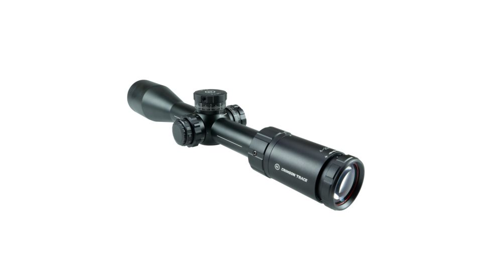 Crimson Trace 3 Series Tactical Rifle Scope, 4-20x50mm, FFP, 30mm Tube, LR1-MIL Illuminated Reticle, Black CTL-3420