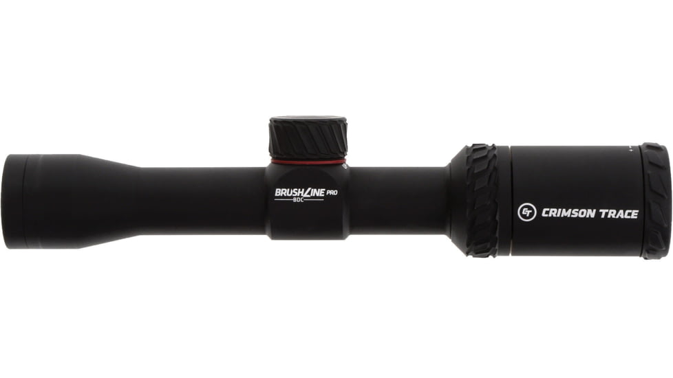 Crimson Trace Brushline Pro Pistol Scope, 2.5-8x28mm, 1in Tube, Second Focal Plane, CT Custom BDC PRO Reticle, MOC Coating, Black, 01-01600