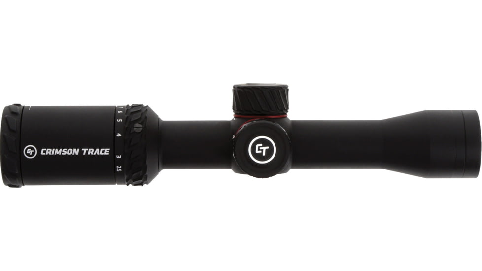 Crimson Trace Brushline Pro Pistol Scope, 2.5-8x28mm, 1in Tube, Second Focal Plane, CT Custom BDC PRO Reticle, MOC Coating, Black, 01-01600