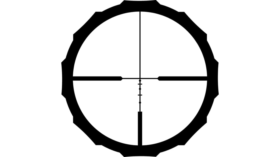 Crimson Trace Brushline Rifle Scope, 4-12x40mm, 1in Tube, Second Focal Plane, CT Custom BDC Rimfire Reticle, MOC Coating, Black, 01-01590