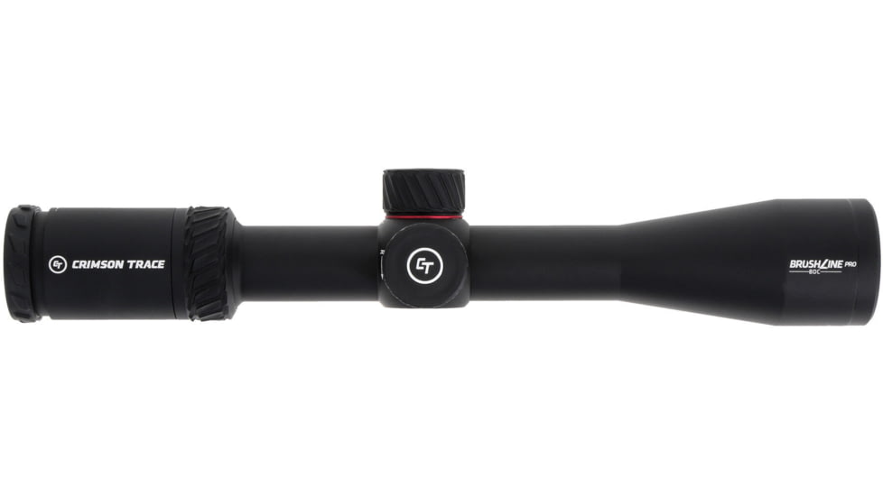 Crimson Trace Brushline Pro Rifle Scope, 3-12x42mm, 30mm Tube, Second Focal Plane, CT Custom BDC PRO Reticle, MOC Coating, Black, 01-01300