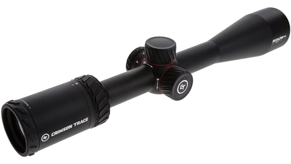 Crimson Trace Brushline Pro Rifle Scope, 4-16x42mm, 1in Tube, Second Focal Plane, CT Custom BDC PRO Reticle, MOC Coating, Black, 01-01400
