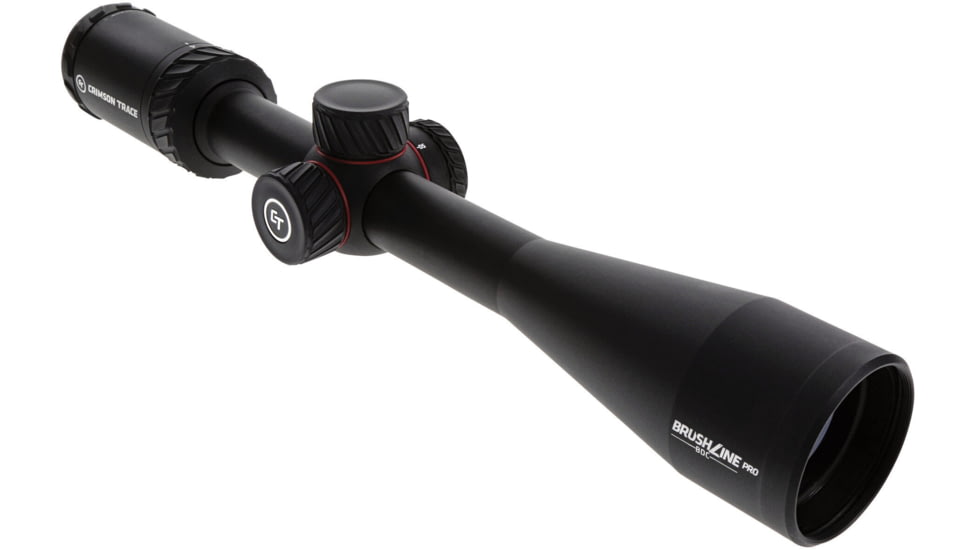 Crimson Trace Brushline Pro Rifle Scope, 4-16x42mm, 1in Tube, Second Focal Plane, CT Custom BDC PRO Reticle, MOC Coating, Black, 01-01400