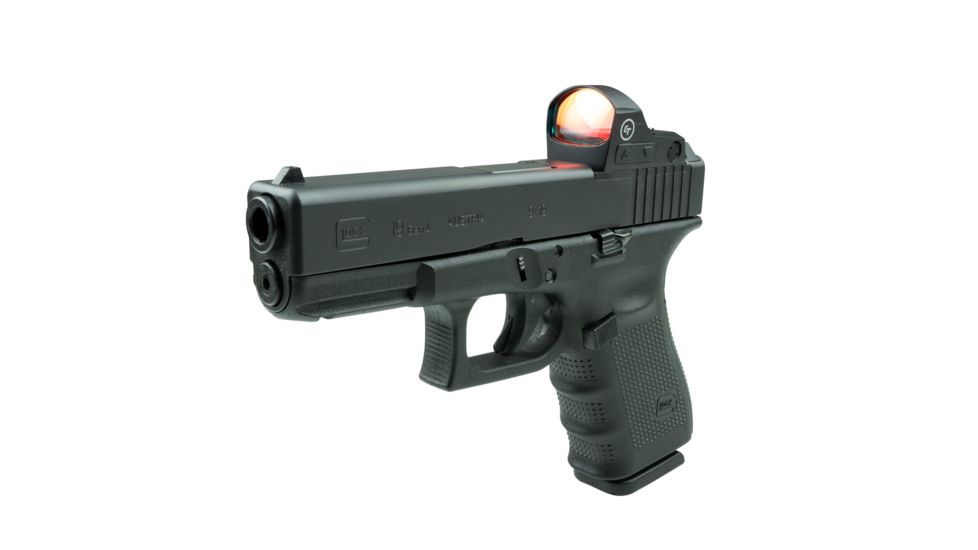 Crimson Trace Compact Electronic Open Reflex Sight for Pistols, 3.25 MOA, Burris Docter Mount, Black CTS-1200