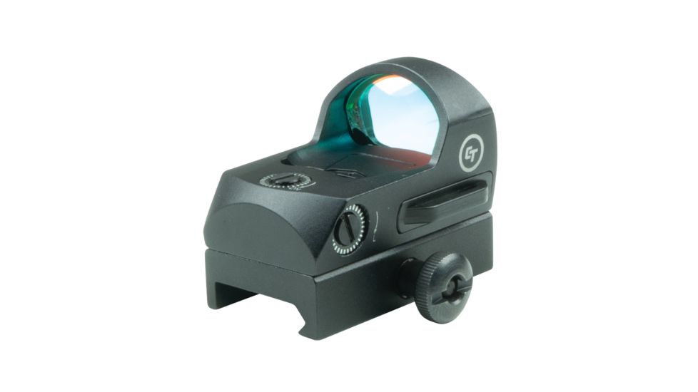 Crimson Trace Compact Electronic Open Reflex Sight for Rifles/Shotguns, 3.25 MOA, Burris Docter/Picatinny Mount, Black CTS-1300