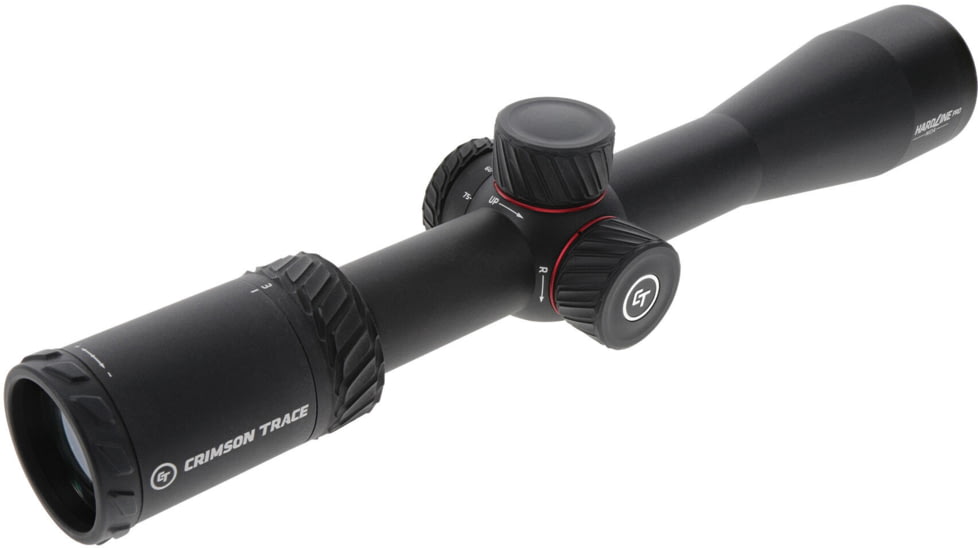Crimson Trace Hardline Pro Rifle Scope, 3-12x42mm, 30mm Tube, Second Focal Plane,CT Custom MR1-MOA Reticle, MOC Coating, Black, 01-01320
