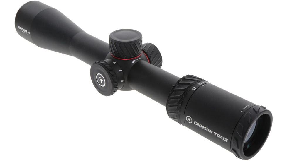 Crimson Trace Hardline Pro Rifle Scope, 3-12x42mm, 30mm Tube, Second Focal Plane,CT Custom MR1-MOA Reticle, MOC Coating, Black, 01-01320