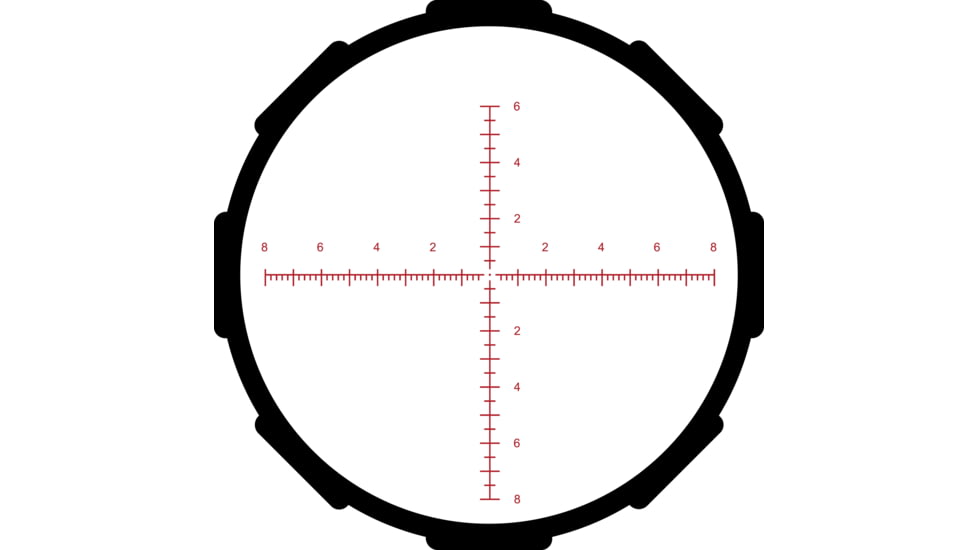 Crimson Trace Hardline Pro Rifle Scope, 4-16x50mm, 30mm Tube, First Focal Plane, Illuminated CT Custom MR1-MIL Reticle, MOC Coating, Black, 01-01030