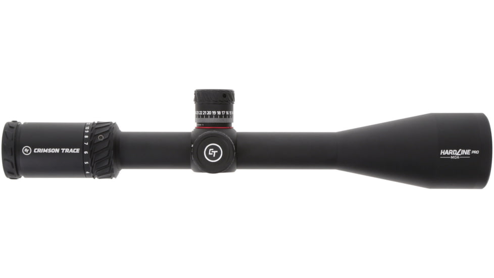 Crimson Trace Hardline Pro Rifle Scope, 4-16x50mm, 30mm Tube, First Focal Plane, Illuminated CT Custom MR1-MOA Reticle, MOC Coating, Black, 01-01020