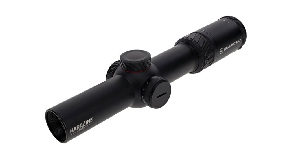 Crimson Trace Hardline Rifle Scope, 1-6x24mm, 34mm Tube, Second Focal Plane, Illuminated CT TR1-MOA, 01-3002401