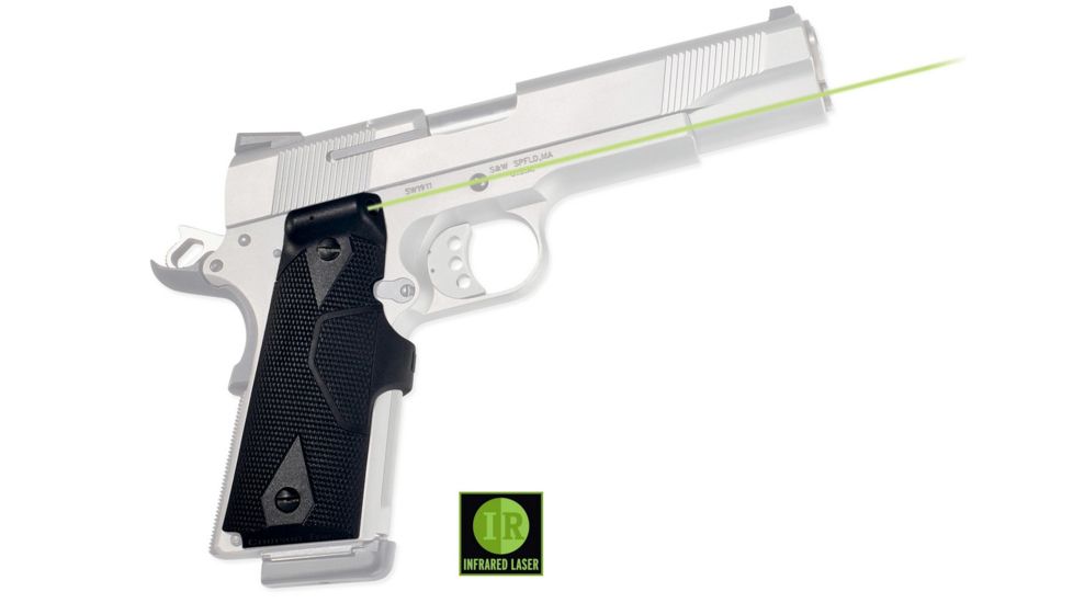 Crimson Trace IR Laser Grip for 1911 Government - Front Activation LG-401 IR
