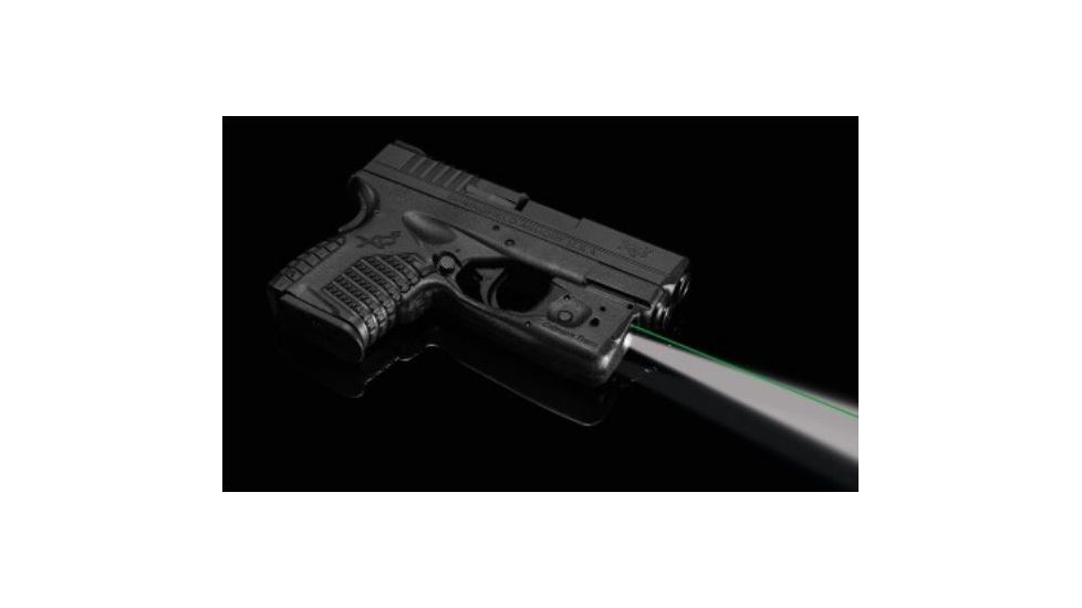 Crimson Trace Laserguard Pro Red Laser and Light LL-802G, CR2, Springfield, Green, 150 Lumens, Black, LL-802G