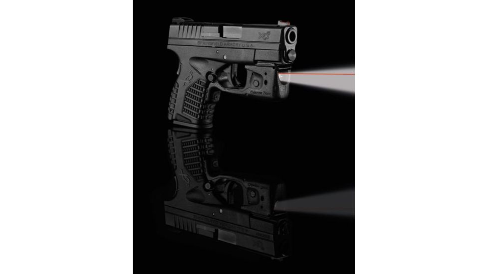 Crimson Trace Laserguard Pro Red Laser and Light, CR2, Springfield, Red, 150 Lumens, Black, LL-802