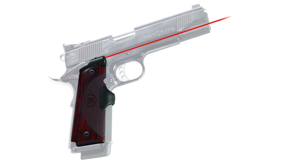 Crimson Trace Master Series Rosewood Laser Grip, 1911 Government/Commander, LG-901
