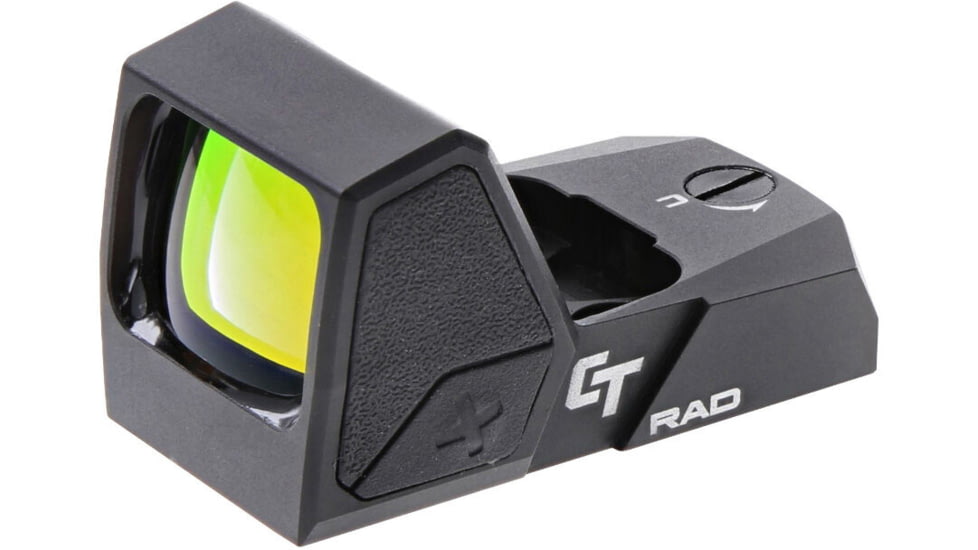 Crimson Trace RAD Open Reflex Red Dot Sight, 5 MOA Green Dot Reticle, Black, 01-01890