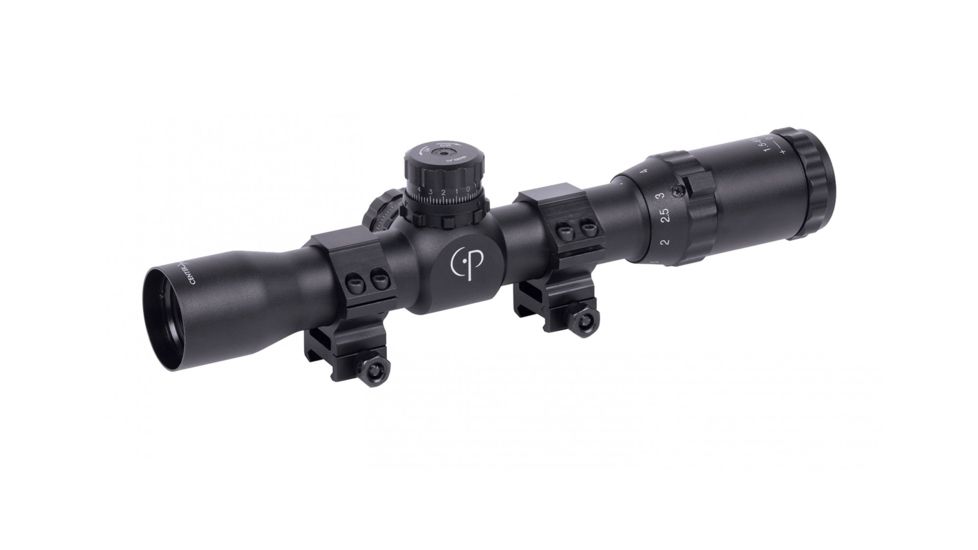 Crosman Center Point PLT Rifle Scope, 1.5-6x32mm, 30mm Tube, Side Focus Adjustment LR156SFT2