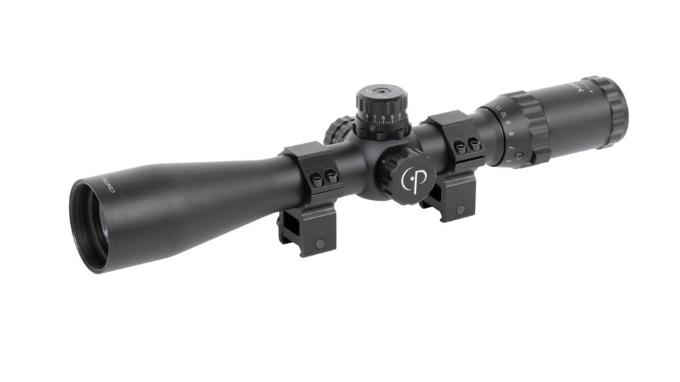 Crosman Center Point PLT Rifle Scope, 3-9x40mm, 30mm Tube, Side Focus Adjustment LR394SFT2